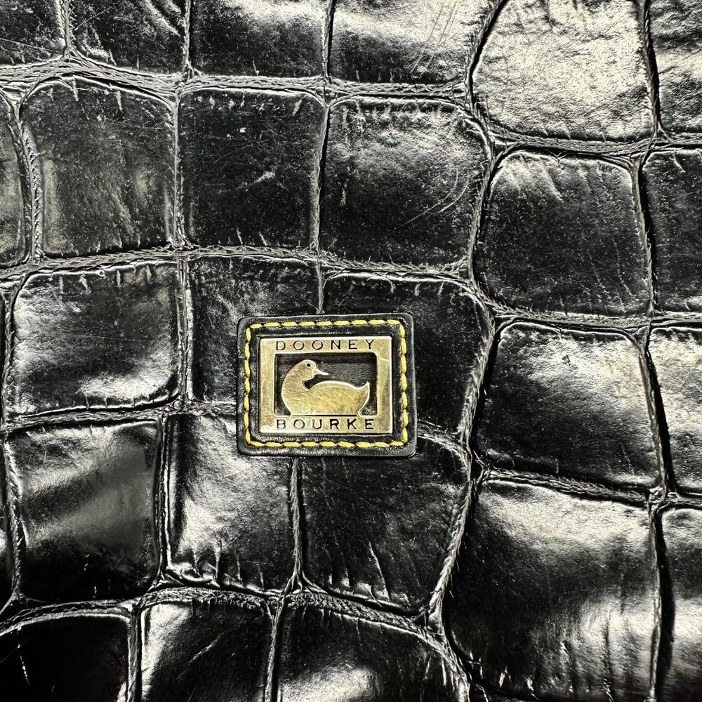 Dooney & Bourke Reptile Print Shoulder Bag - Picture 5 of 16